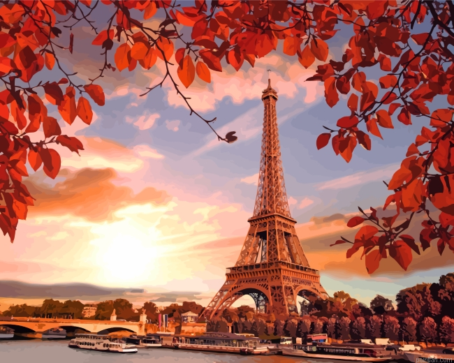 Eiffel Tower Paris Paint By Number.png