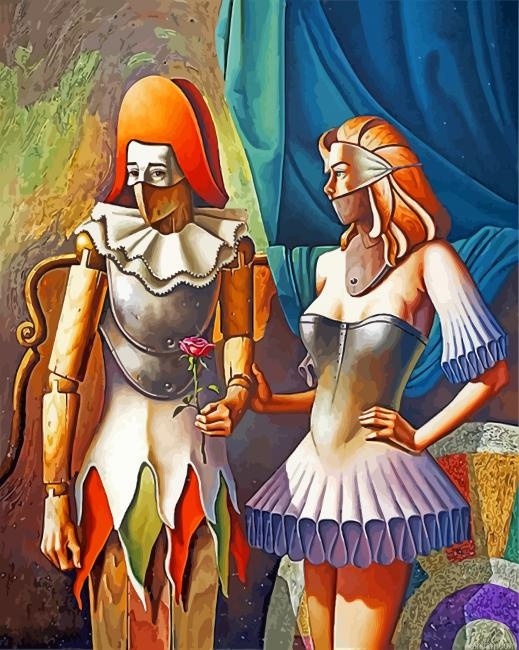 El Clown Enamorado Paint By Number.png