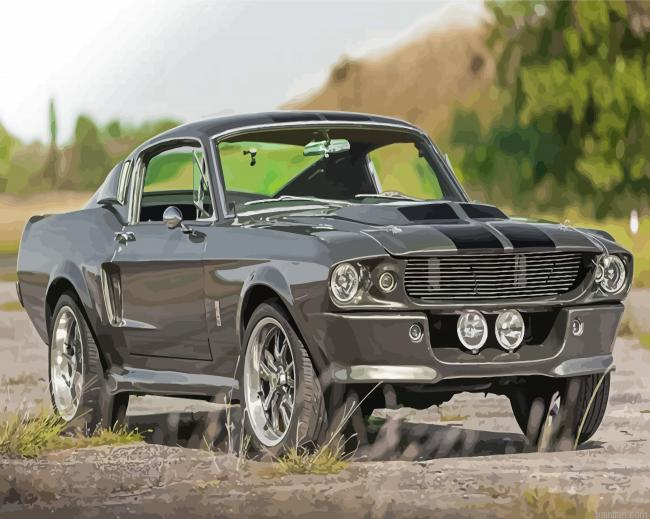 Eleanor Mustang Paint By Numbers.png