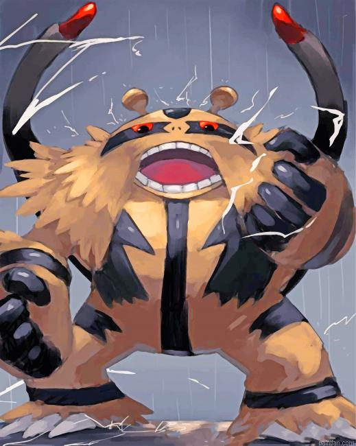 Electivire Pokemon Paint By Number.png