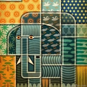 Elephant Illusion Paint By Numbers.png
