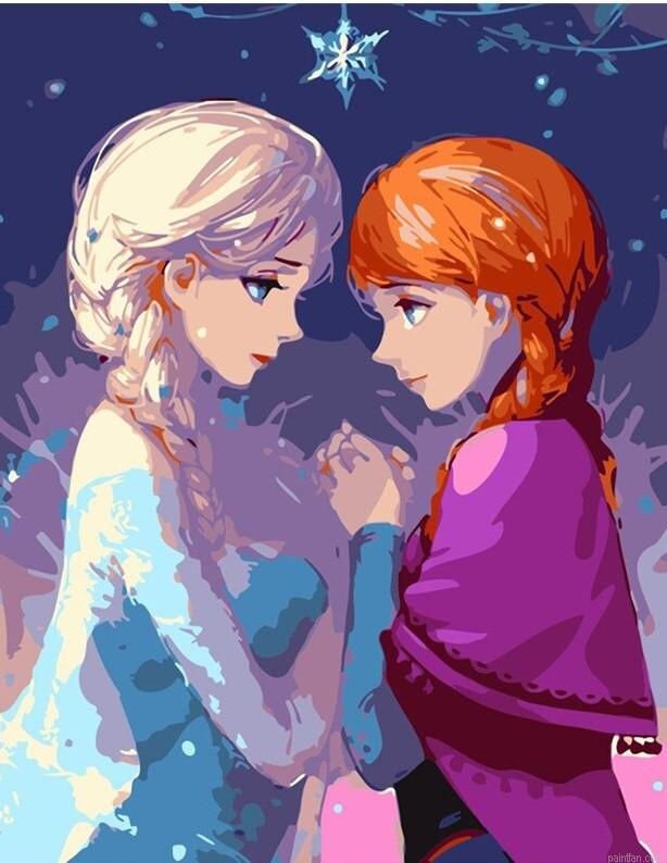 Elsa And Anna Paint By Numbers.png