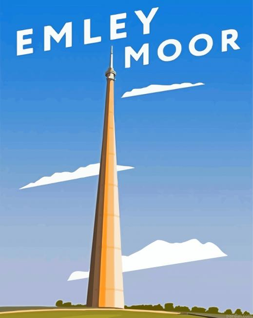 Emley Moor Tower Paint By Numbers.png