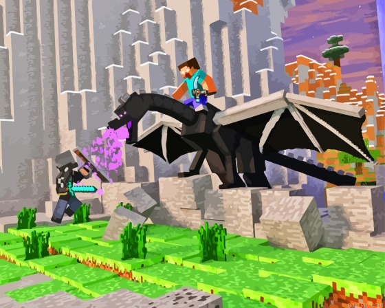 Ender Dragon Minecraft Paint By Numbers.png