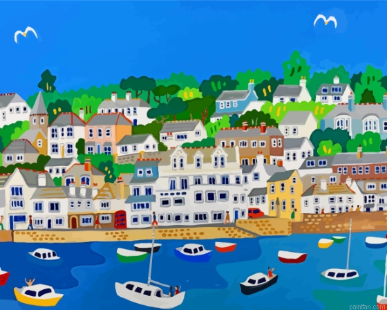 England Cornwall St Mawes Paint By Numbers.png