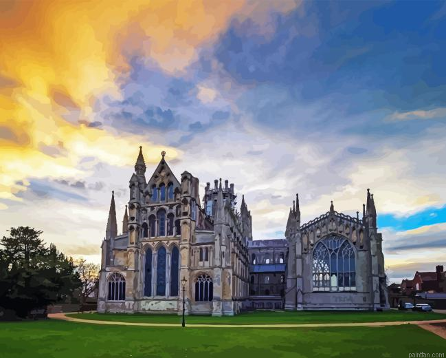 England Ely Cathedral Paint By Numbers.png