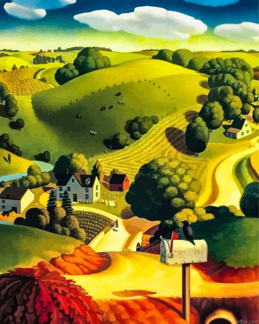 English Countryside Art Paint By Numbers.png