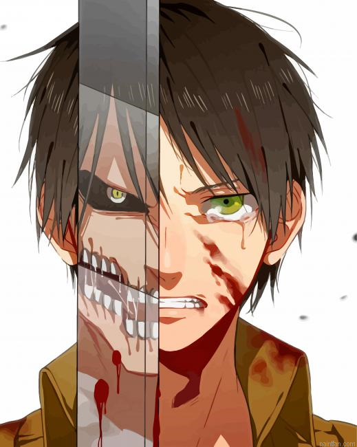 Eren Attack On Titan Paint By Number.png