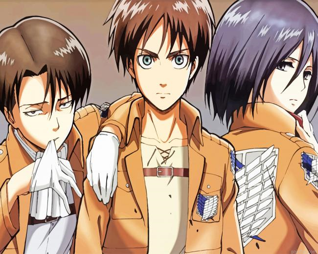 Eren Levi Mikasa Attack On Titan Paint By Number.png