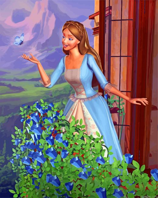Erika Barbie Princess Paint By Numbers.png
