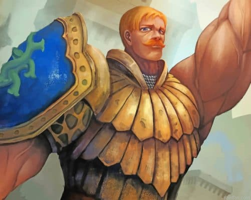 Escanor From Nanatsu No Taizai Paint By Number.png