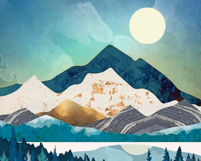 Evening Forest Paint By Number.png