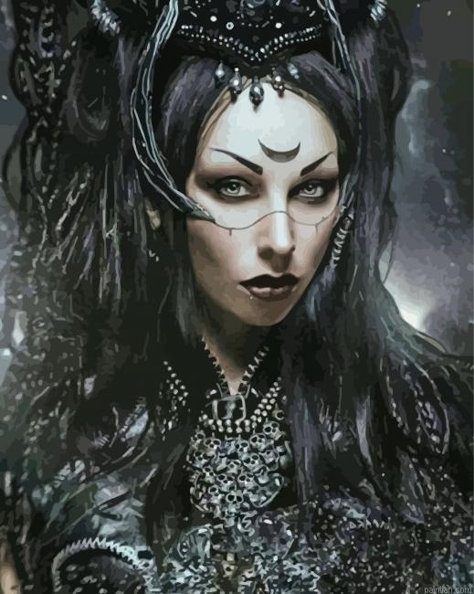 Evil Witch Paint By Numbers.png