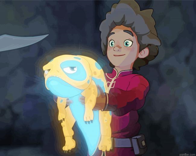 Ezran From The Dragon Prince Paint By Numbers.png