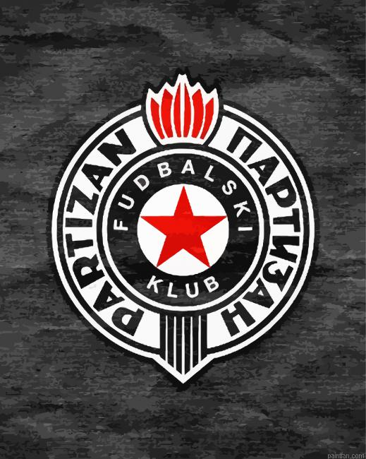 Fk Partizan Football Club Paint By Numbers.png