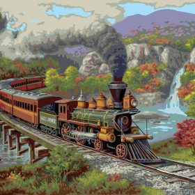 Fall River Train Paint By Numbers.png