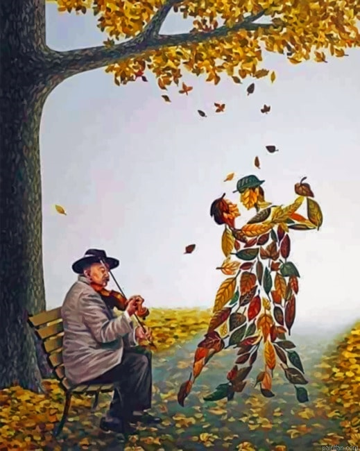 Fallen Leaves Dancing Paint By Numbers.png