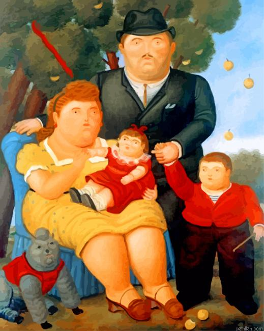 Family Fernando Botero Paint By Number.png