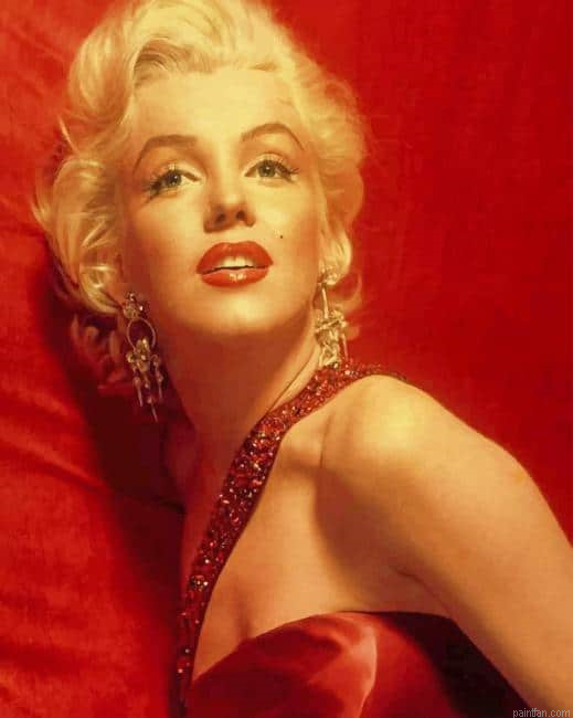 Famous Actress Marilyn Monroe Paint By Numbers.png