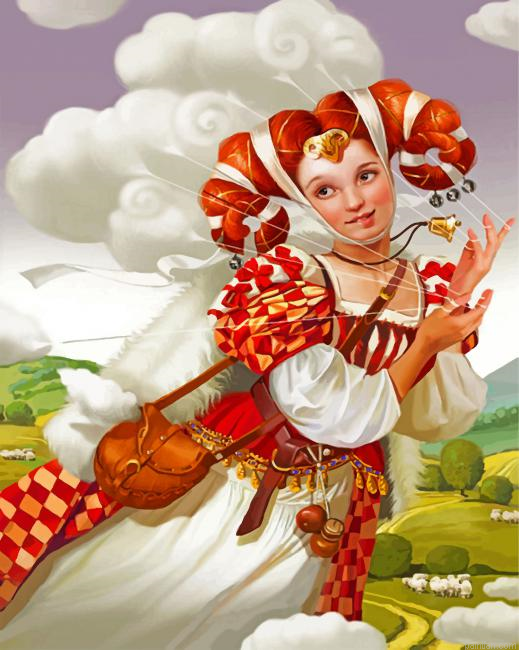 Fantastic Girl Paint By Number.png