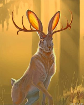 Fantastic Jackalope Paint By Number.png