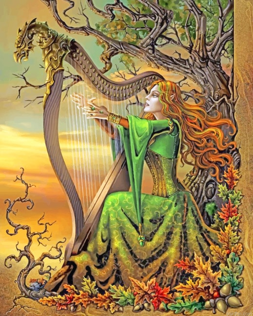 Fantastic Musician Woman Women Paint By Numbers.png