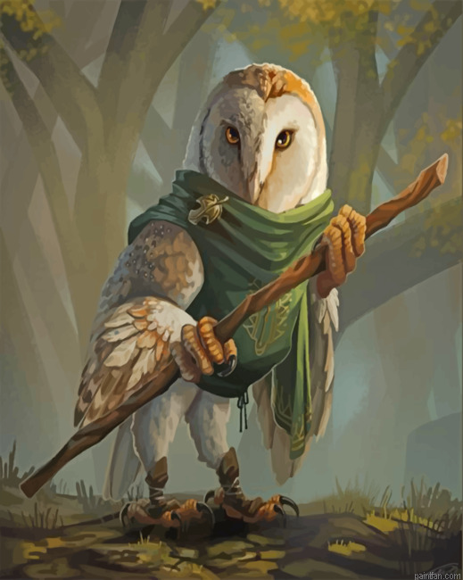 Fantastic Owl Paint By Number.png