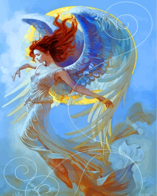 Fantasy Angel Girl Paint By Number.png