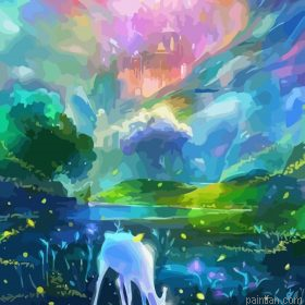 Fantasy Deer Animal Paint By Numbers.png