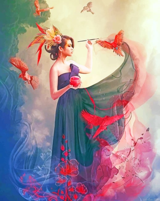 Fantasy Girl Women Paint By Numbers.png