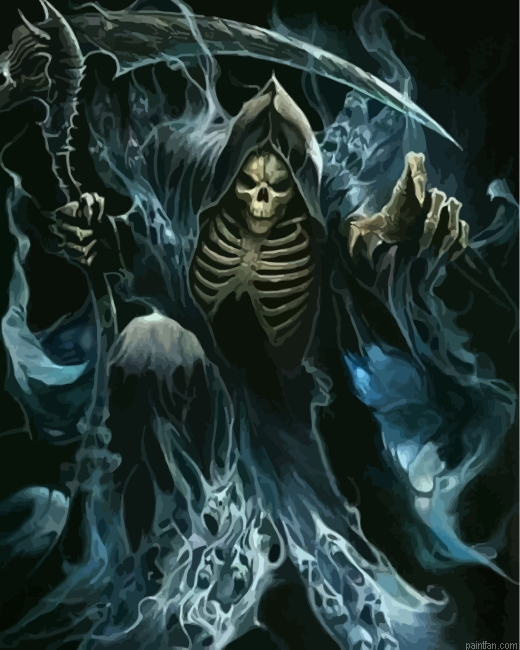 Fantasy Grim Reaper Skull Paint By Numbers.png