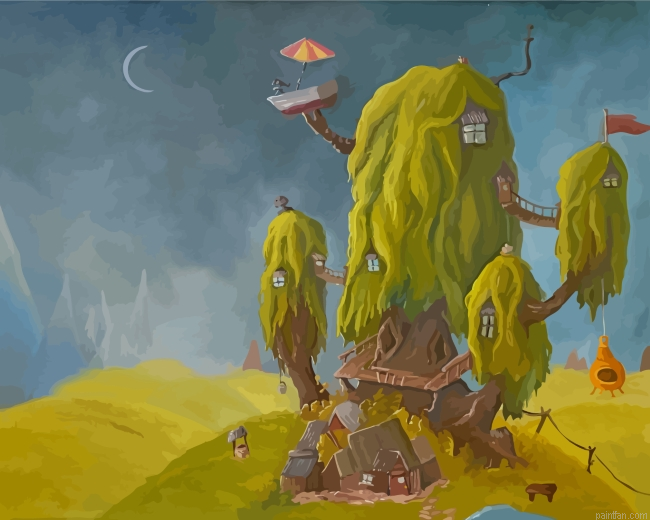 Fantasy Tree House Paint By Number.png