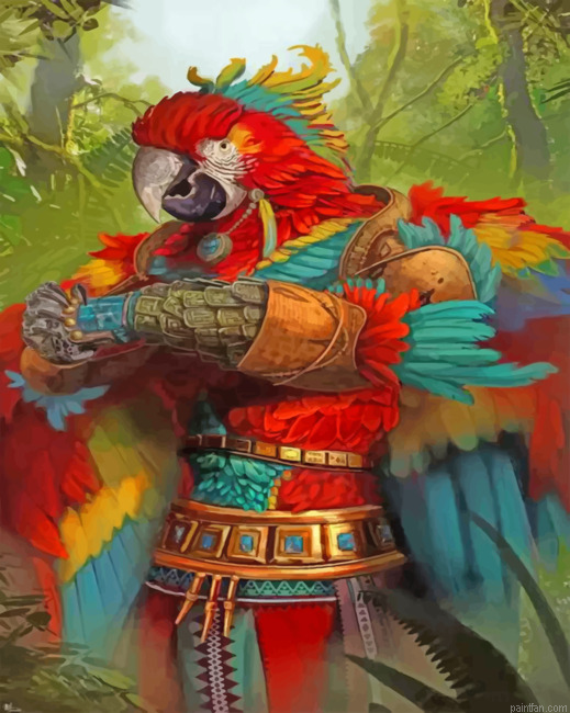 Fantatsic Parrot Paint By Number.png