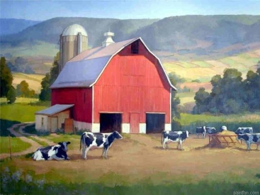 Farm Of Cows Paint By Numbers.png