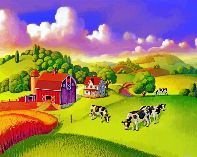 Farm Scenery Paint By Number.png