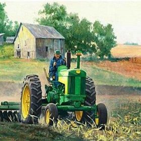Farmer Plowing Paint By Numbers.png