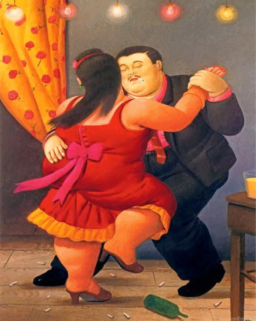 Fat Couple Dancing Paint By Number.png