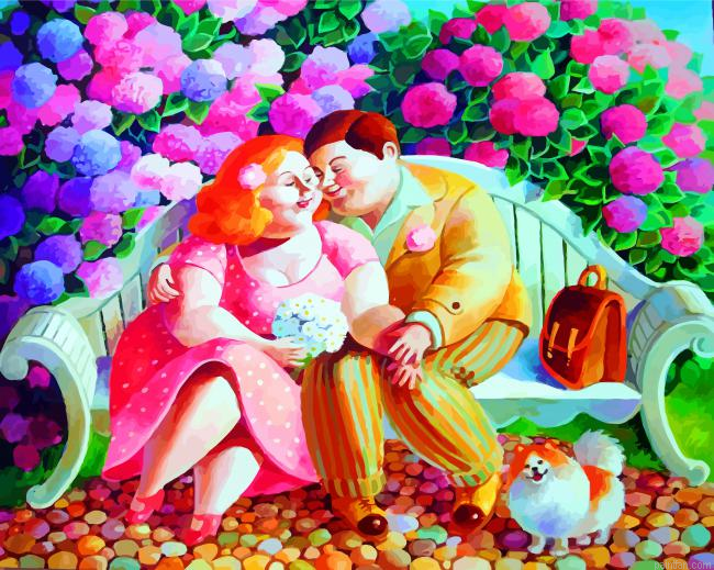 Fat Couple In Love Paint By Number.png