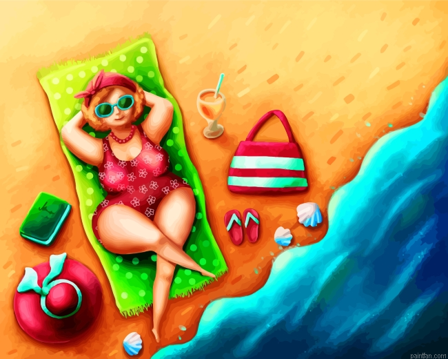 Fat Lady In Beach Paint By Number.png