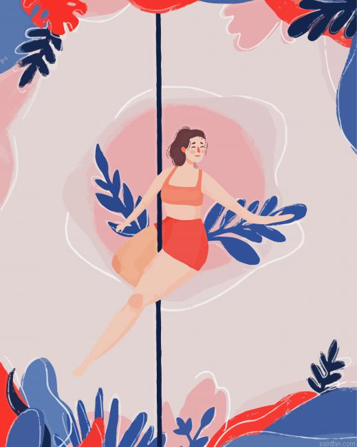 Fat Woman Pole Dancer Paint By Numbers.png