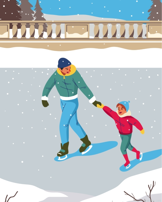 Father And Son Skating Paint By Number.png