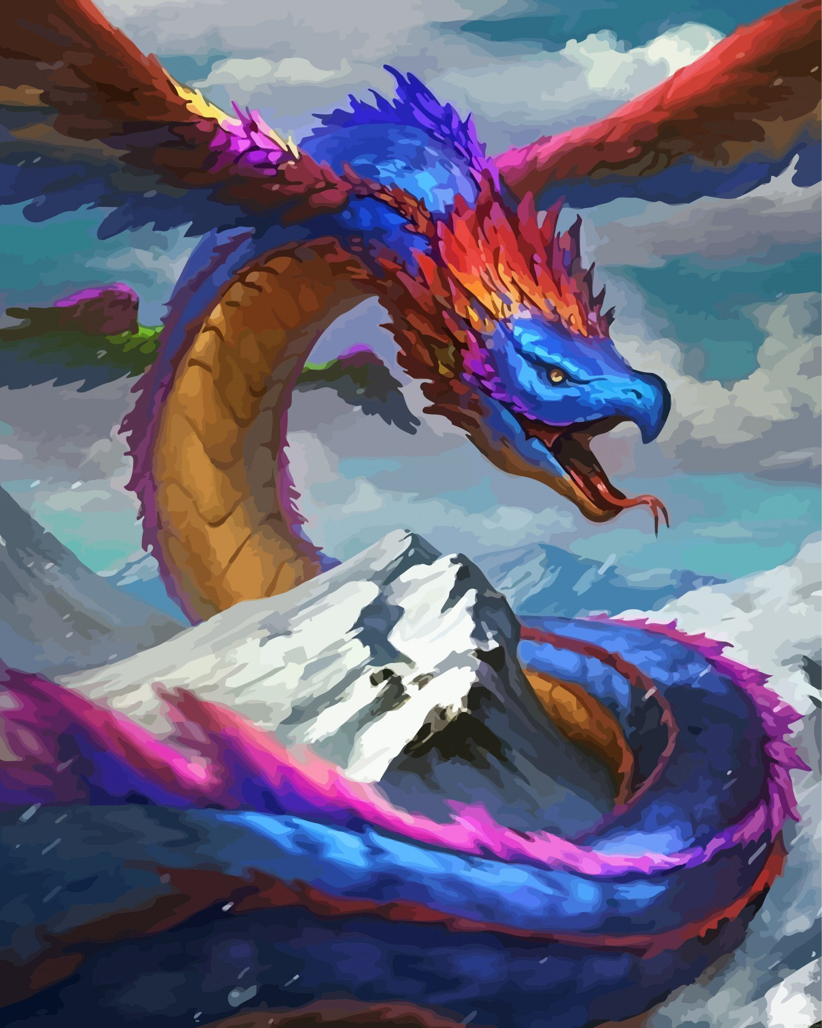 Feathered Serpent Paint By Number.png