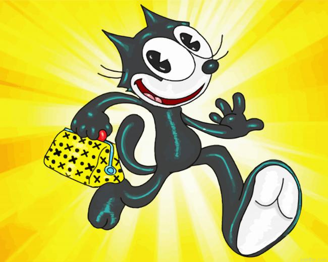 Felix The Cat Illustration Paint By Numbers.png