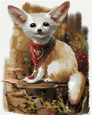 Fennec Fox Paint By Numbers.png