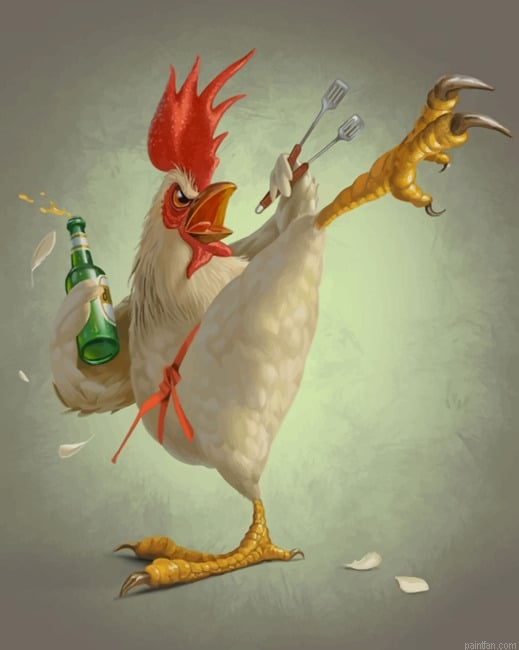 Fighter Chicken New Paint By Numbers.png