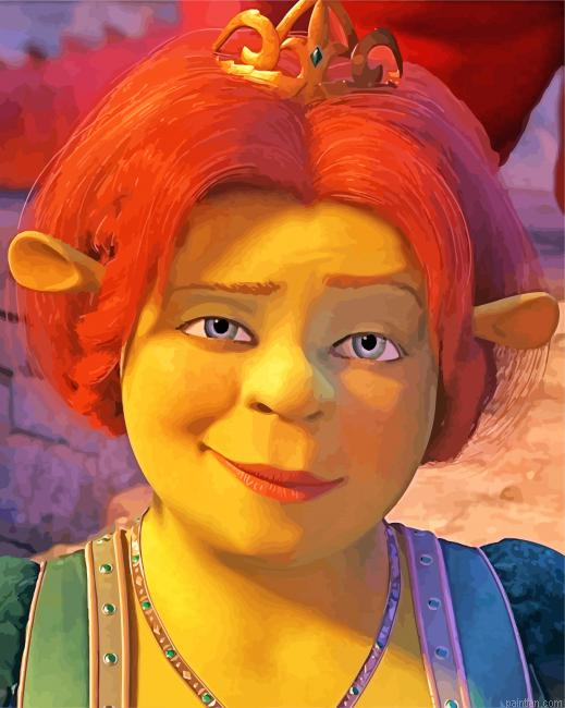 Fiona From Shrek Paint By Number.png