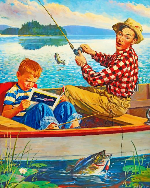 Fisherman And His Son Paint By Number.png