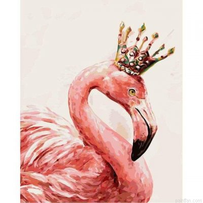 Flamingo Queen Paint By Numbers.png