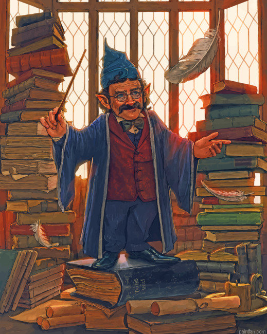Flitwick Harry Potter Paint By Numbers.png