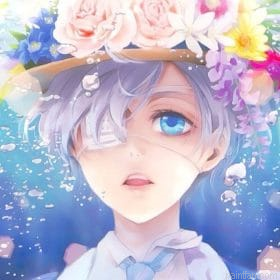 Floral Ciel Phantomhive Paint By Numbers.png